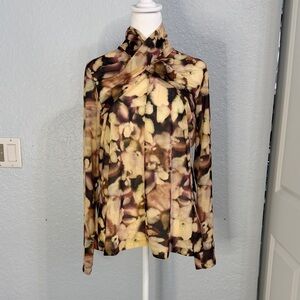 Eloquii Multicolor Patterned Blouse NWT